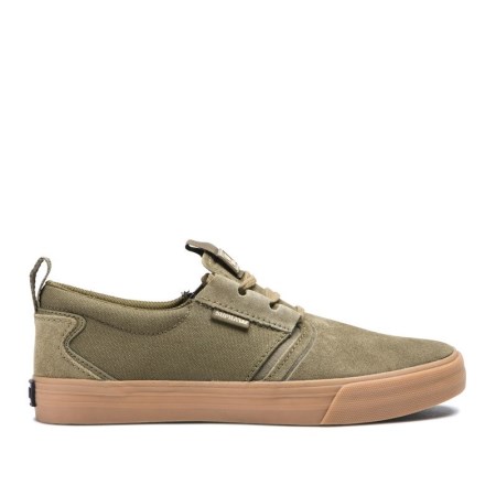 Supra Flow Olivengrønne Joggesko Herre [NO-2-Y402]
